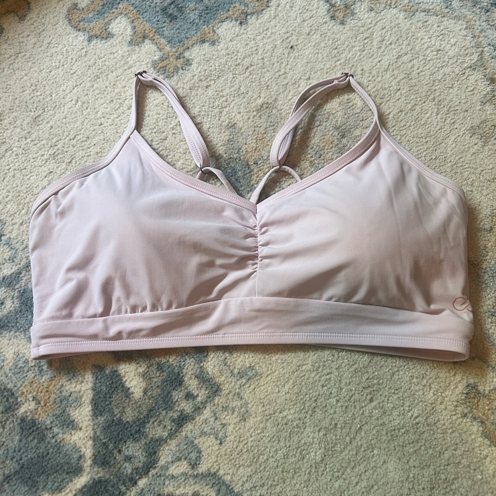 CALIA by Carrie Underwood Light Pink Bikini Top